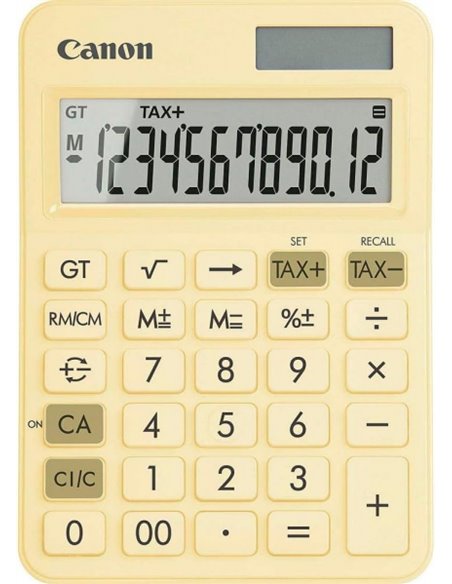 Canon LS-125KB Calculadora de Sobremesa Avec Écran LCD de 12 Digitos - Raiz Cuadrada, Calculo de Constantes, Gran Total, Cambio 