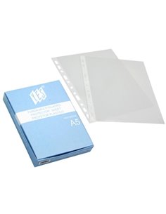 Yes Boîte de 100 Fundas Multitaladro 0.07mm - Format A5 - Acabado Liso