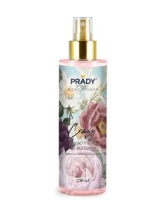 Prady Body Splash Crazy - Flacon de 250 ml - Spray pulvérisateur