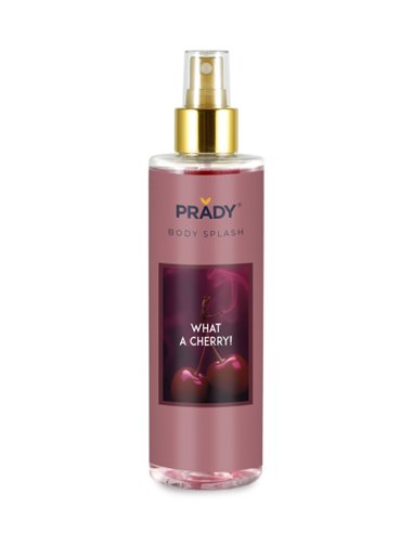 Prady Body Splash What à Cherry - Flacon de 250 ml - Spray pulvérisateur