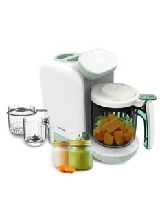 Cecotec Nana BabyCare FoodProcessor Robot Multifuncion 4 en 1 Pour Bebes - Sans BPA - Tactil - Cocina et Tritura - Esteriliza Ch