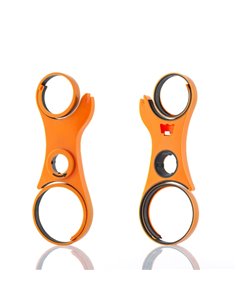 Innovagoods Abridor Multifuncion 5 en 1 - Ergonomique - Reduce Esfuerzos - 24.5x9x2cm - Couleur Orange