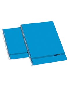 Enri Bureau 4º Couverture souple Cahier Spirale Liso - Taille 4º - Couverture souple - Cahier Spirale - Couleur Bleu