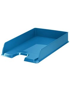 Esselte Europost Vivida Bandeja Portadocumentos - Format Vertical - A4 - Espacio Pour Etiqueta Identificativa - Couleur Bleu