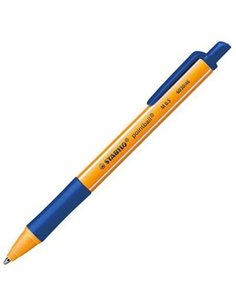 Stabilo Pointball Stylo à bille Retractil - Pointe de 1mm - Encre Avec Base de Aceite - Rechargeable - 79% Plastico Reciclado - 