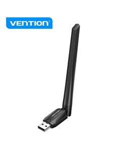 Vention Adaptateur USB Wi-Fi AC650 Dual Band - Haute Ganancia - Conexion Estable - Facile Instalacion - Couleur Noir