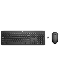 HP 235 Combo Clavier et Souris Inalambricos - 2.4GHz - Souris Optico 1600 DPI - Autonomie jusqu'à 16 MesesColor Noir