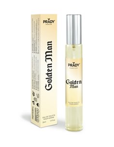 Prady Colonia de Hombre Golden Man - Flacon de 33 ml - Spray pulvérisateur