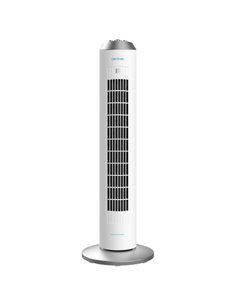 Cecotec EnergySilence 8090 Skyline Ventilateur de Torre de 33" de Altura - 60W - Funcionamiento Silencioso - 3 Velocidades - Tem