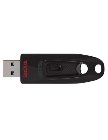 Sandisk Cruzer Ultra Memoria USB 3.0 256GB - Jusqu'à 100MB/s de Transfert - Couleur Noir (Pendrive)
