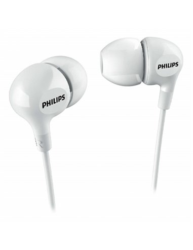 Philips Écouteurs Intraurales Avec Câble - Jack 3.5mm - Microfono Intégré - Aislamiento Pasivo du Ruido - Boton Multifuncion - C