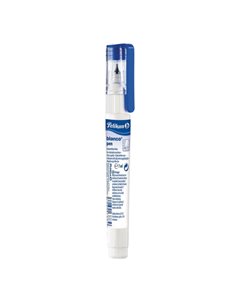 Pelikan Pen Stylo à bille Correcteur Liquido - Capacité 7ml - Micropunta de Metal - Séchage rapide - Couleur Blanc