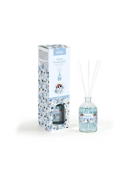 Prady Ambientador Mikado Pirate - Flacon de Cristal 100 ml et Varitas Difusoras