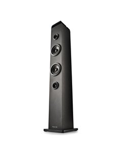 NGS Sky Charm Pro Torre de Sonido Bluetooth 80W - USB, Radio FM, Aux In et Entrée Optica - Funcion Broadcasting - Bois de Haute 
