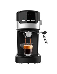 Cecotec Power Espresso 20 Pecan Cafetera Espresso Avec Vaporizador - Potencia 1100W - Capacité 1.25L - Presion 20bar - Vaporizad