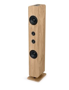 Thomson DS702 Torre de Sonido Luminosa Bluetooth- Potencia Musical 120W - Couleur Bois