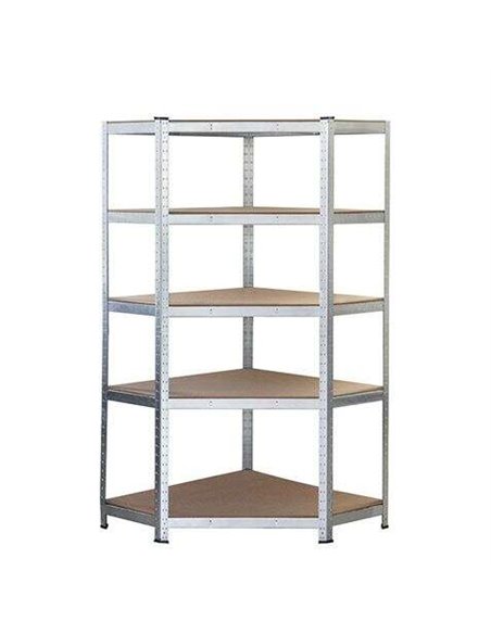 Blim Estanteria Galvanizada - 180x90x40x90cm - 5 Baldas Ajustables - Support 175kg Par Balda - Épaisseur Acier 0.62mm - Épaisseu