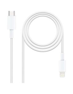 Nanocable Câble USB-C Mâle à Lightning Mâle 50cm