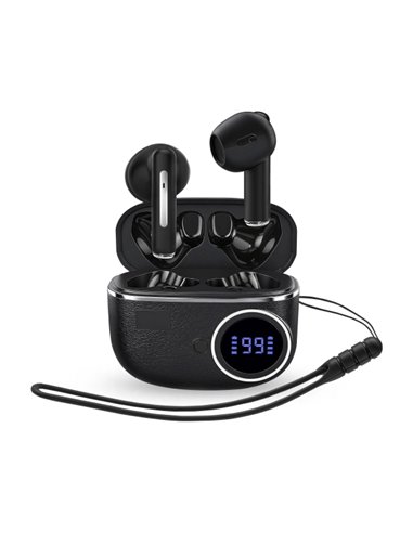 Energy Sistem ChargeView TWS Écouteurs - Bluetooth 5.4 - Tecnologia True Wireless - 20h Autonomie - Display Avec Estado de Batte