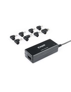 Tooq Cargador Universal Automatico Pour Portable 65W - USB - 8 Adaptadores - Voltaje 18.5-20V