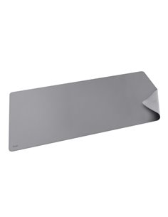 Trust Benya Tapis de souris de Escritorio XXL - PVC - Superficie Doux - Antidérapant - Flexible - 430x900mm - Couleur Gris