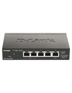 D-Link Switch Smart 5 Puertos Gigabit 10/100/1000 Mbps - PoE