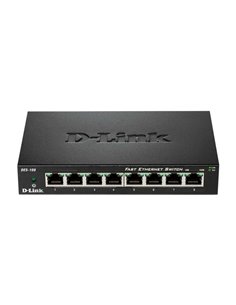 D-Link Switch 8 Puertos Fast Ethernet 10/100 Mbps