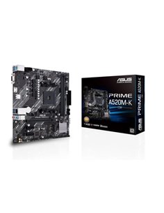 Asus Prime A520M-K Placa Base AMD AM4 2x DDR4 - HDMI, M.2, PCIe, 4x Sata III, USB 2.0, 3.2, RJ-45, VGA, Factor MicroATX