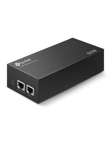 TP-Link Inyector PoE++ - 2 Puertos Gigabit - Jusqu'à 60W - Plug & Play