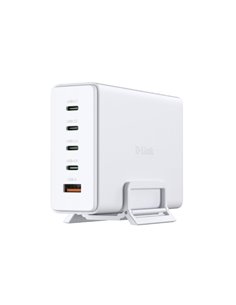 D-Link Cargador de Pared GaN de 240W - 4 USB-C et 1 USB-À - QC 4.0 - Couleur Blanc