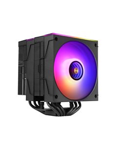 Mars Gaming MCPU-X26 Disipador CPU - Potencia TDP Jusqu'à 350W - 6 Tubos - Silencioso - 2 Ventiladores PWM de 120mm - 2600rpm - 