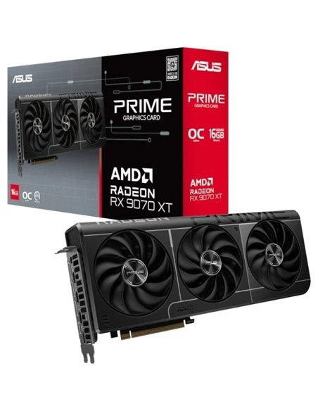 Asus PRIME AMD Radeon RX 9070 XT OC Carte Grafica 16GB GDDR6 FSR 4