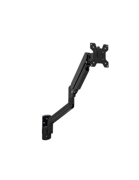 Tooq Support de Pared Avec Brazo Articulado Pour Monitor de 13"-34" - Piston de Gas - Giratorio e Inclinable - Gestion de Cables