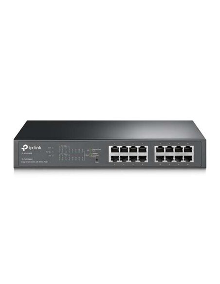 TP-Link Switch Easy Smart - 16 Puertos Gigabit Avec 8 Puertos PoE+