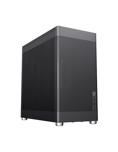 Coolbox MESH MP1 Boîte Torre ATX, Micro ATX, Mini-ITX - Taille HDD 2.5", 3.5" - USB-À 3.2, USB-C et Audio - Supporte Refrigeraci
