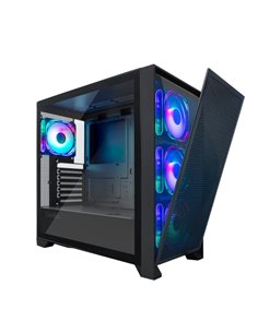 Coolbox GE2000 DualView Boîte Torre ATX, Micro ATX, Mini-ITX - Avant Double Intercambiable - Latéral Cristal Templado - Taille H