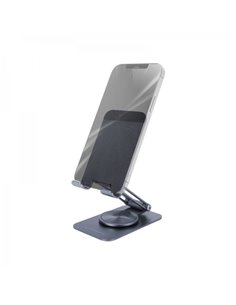 Mars Gaming MA-RSS Support Pour Smartphone - Aluminium Léger - Rotacion 360º - Ajuste altura/inclinacion 180º - Base Antidérapan
