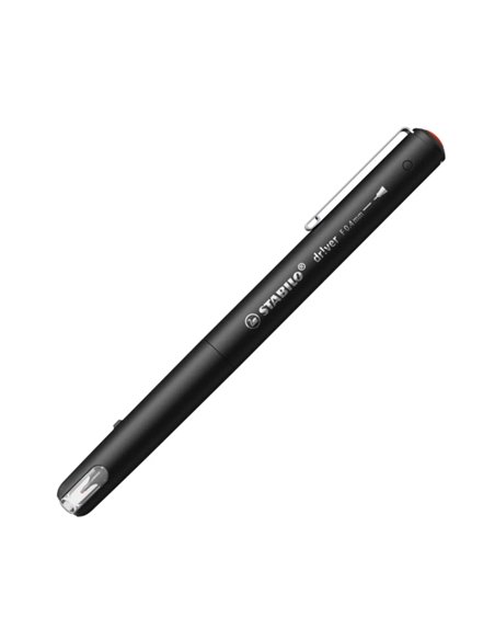 Stabilo Dr!ver Feutre de Pointe Fina 0.4mm - Encre à Prueba de Manchas, Inodora et Avec Base al Eau - Fabricado Avec 94% de Biop
