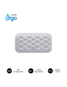 Subblim Ergo Airpadding Reposamuñecas Pour Souris - Espuma Viscoelastica 65D - Tejido AirMesh Respirant - Base Antidérapant - Co