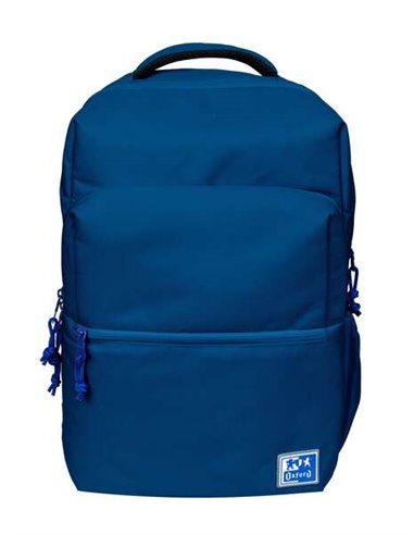 Oxford B-Ready Sac à dos Scolaire - Tirantes Acolchados et Ajustables - Taille 42x30x15cm - Couleur Bleu Marine