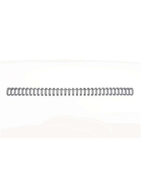 GBC Wirebind Pack de 100 Alambres de Encuadernacion 9.5mm Pour Paso 3:1 Redondo ou Cuadrado - Format A4 - Pour 34 Orificios - En