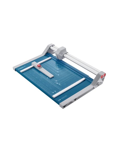 Dahle 550 Cizalla Profesional de Rodillo Format A4 - Capacité 20 Feuilles - Cuchilla Circular Autoafilable de Acier - Dos Topes 