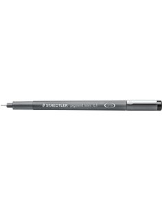 Staedtler Pigment Liner 308 Feutre Calibrado - Trait 0.1mm - Séchage rapide - Couleur Noir