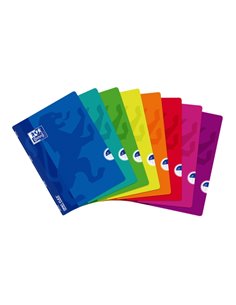 Oxford School Classic Openflex A4 Carnet Grapada - Couvercle de Plastico Résistant - 1 Linea Avec Margen - 48 Feuilles - Couleur