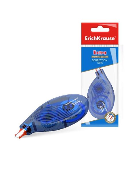 Erichkrause Ruban Correctora Extra - 5mm x 8m - Idéal Pour Correccion Rapida et Segura - Compatible Avec Cualquier Tipo de Encre