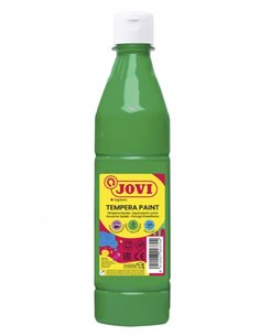 Jovi Tempera Paint Tempera Liquida 500ml - Base Eau - Lista Pour Usar - Alto Poder Cubriente - Séchage rapide - Excelente Fluide