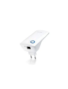 TP-Link Repetidor Amplificador Extensor de Réseau WiFi N300 - Jusqu'à 300Mbps - IEEE 802.11n - 10/100 Mbps - Boton WPS - 2 Anten