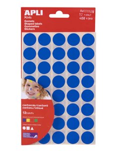 Apli Sac de 468 Gomets Formas Geometricas - Adhésif permanent - Libres de Disolventes - Ideales Pour Escuelas Infantiles - Papel