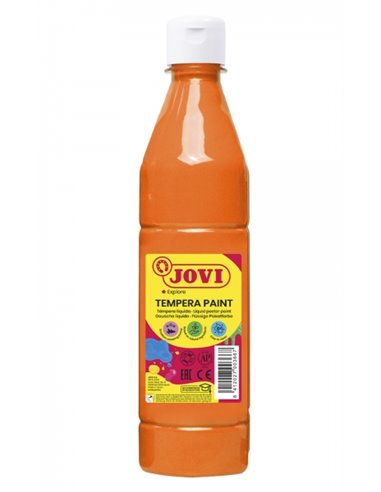 Jovi Tempera Paint Tempera Liquida 500ml - Base Eau - Lista Pour Usar - Alto Poder Cubriente - Séchage rapide - Excelente Fluide