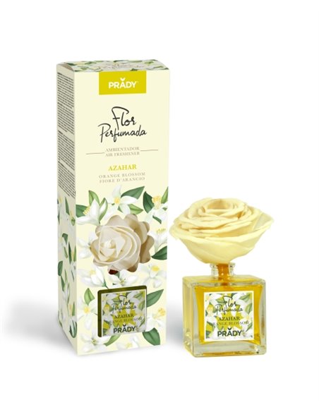 Prady Ambientador Flor Perfumada Azahar - Flacon de Cristal 90ml